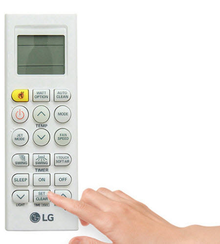 cách sử dụng remote máy lạnh LG